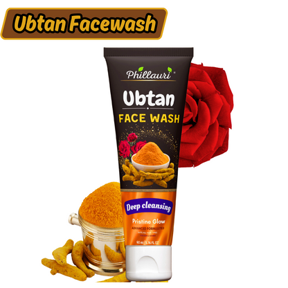 Phillauri Ubtan Natural Face Wash For Deep Cleansing, 60ML