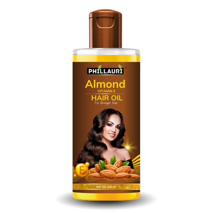 Phillauri Almond Hair Oil For Soft And Silky Hair, 100ML