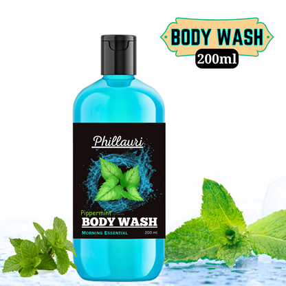 Phillauri Morning Essential Pippermint Body wash For Soft And Glowing Skin, 200ML