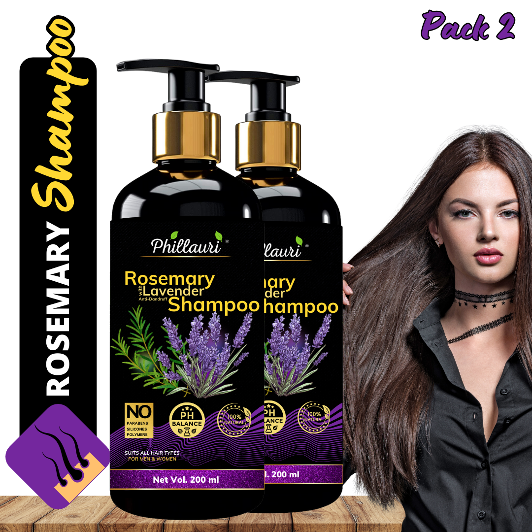 Phillauri Rosemary With Lavender Anti-dandruff Shampoo And Conditioner Combo