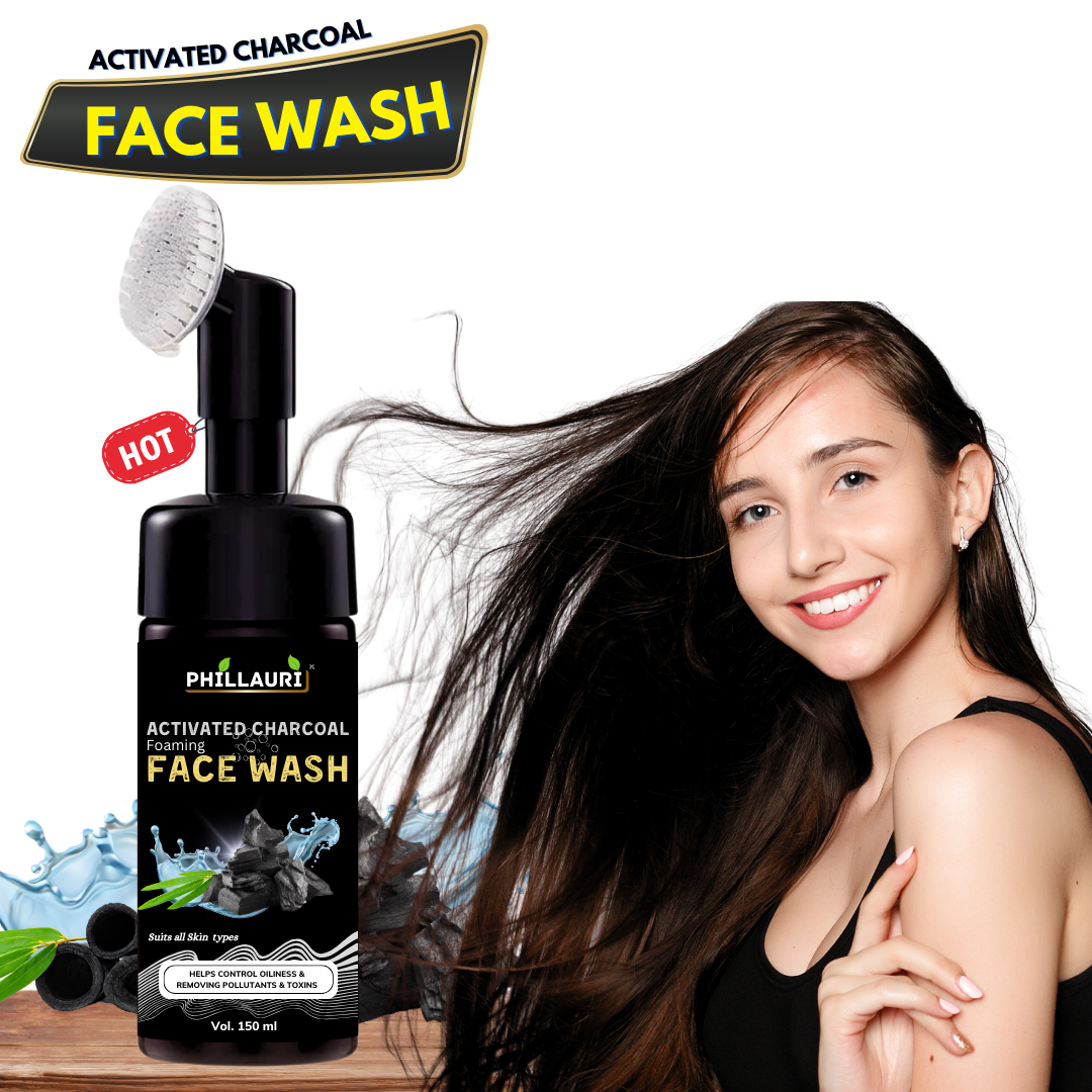 Phillauri Activated Charcoal Facewash For Helps Control Oiliness And Toxins, 150ML