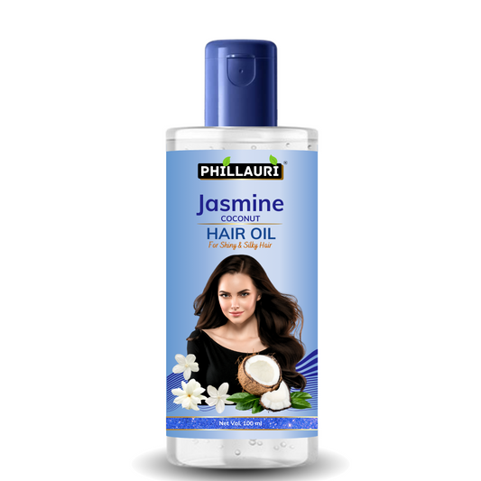 Phillauri Jasmine Coconut Hair Oil For Long-lasting Moisture, 100ml