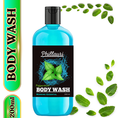 Phillauri Morning Essential Pippermint Body wash For Soft And Glowing Skin, 200ML