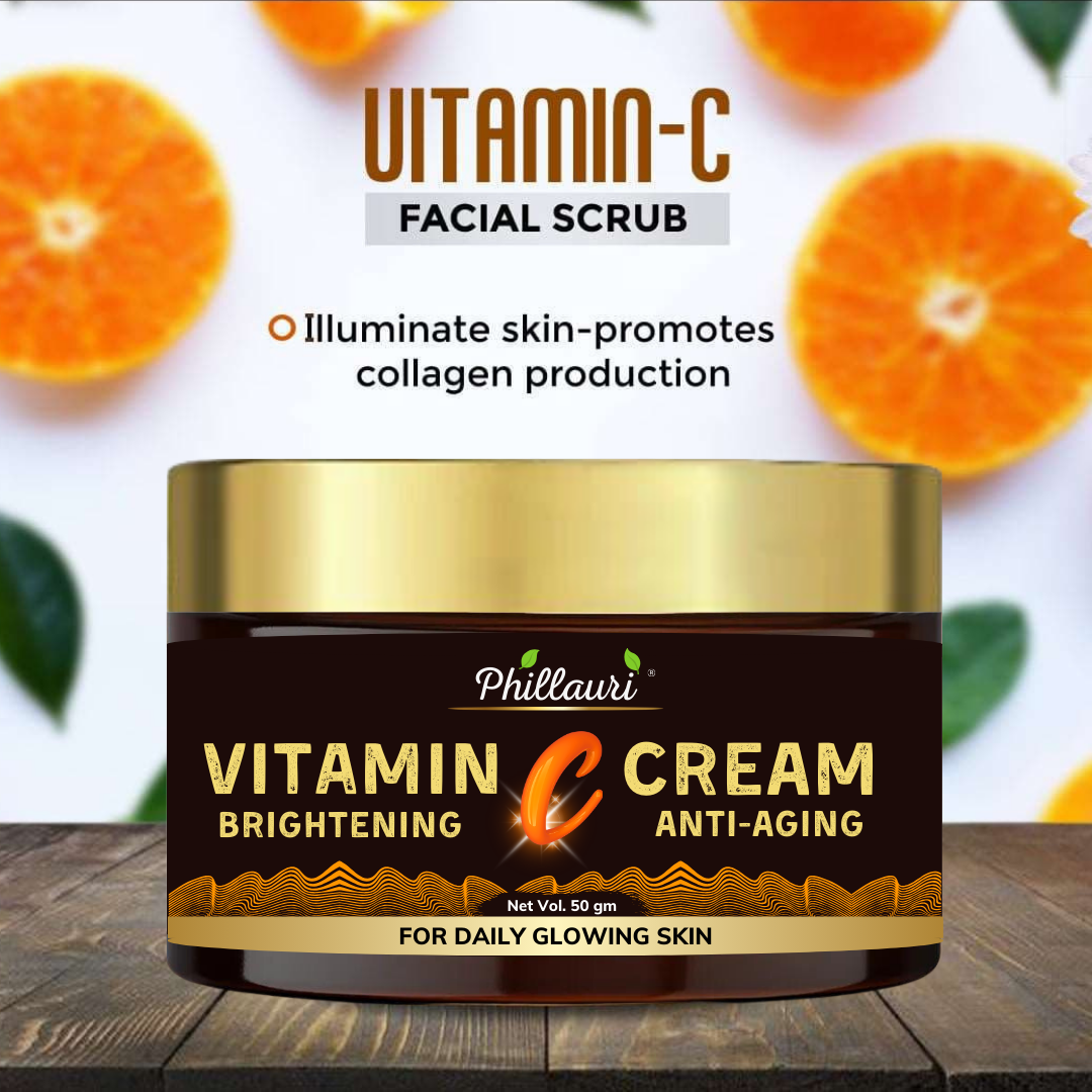 Phillauri Vitamin C Anti-aging Face Cream For Daily Glowing Skin, 50gm