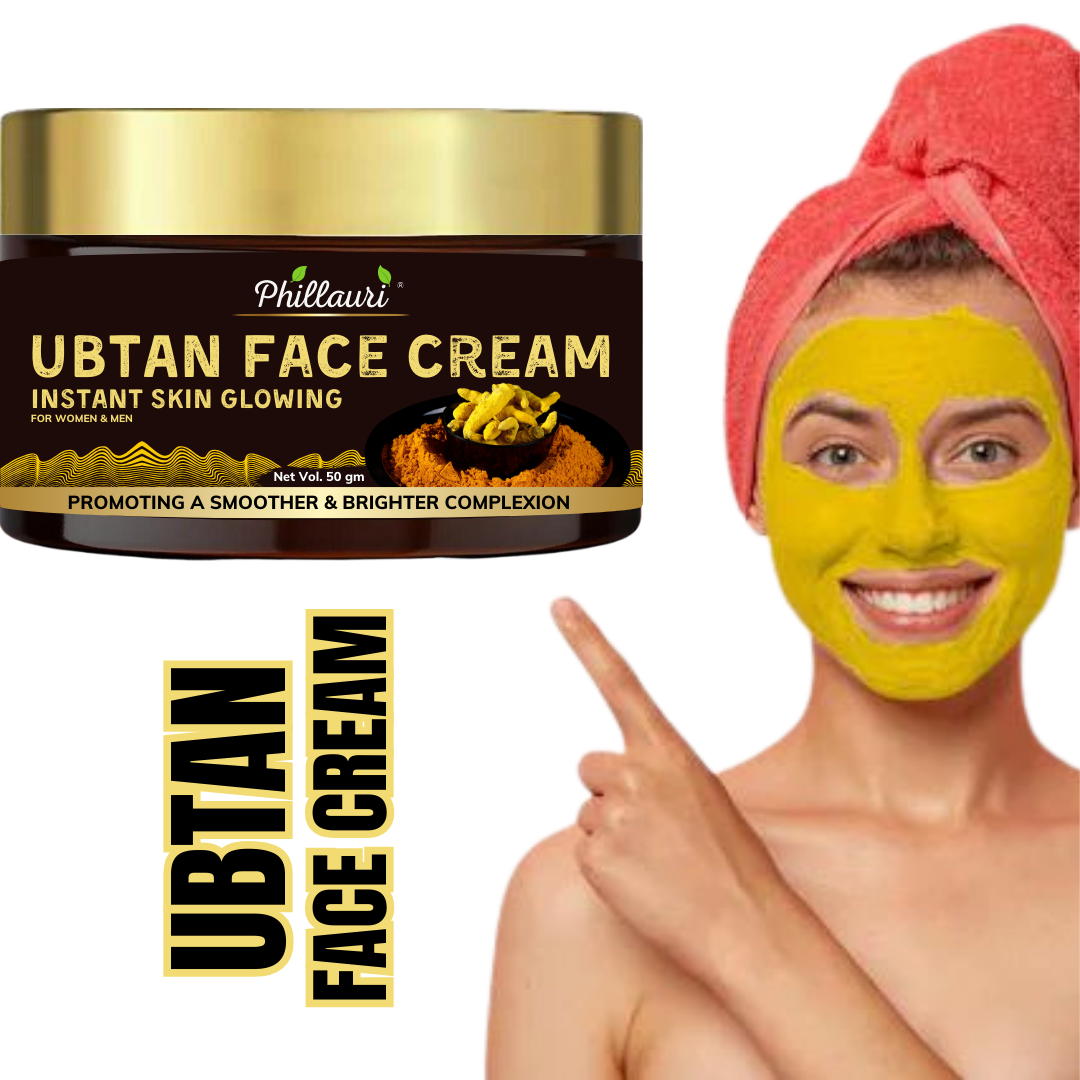 Phillauri Ubtan Face Cream For Instant Skin Glowing, 50gm