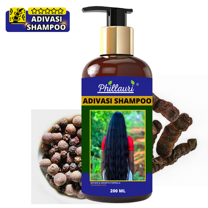 Phillauri Adivasi Shampoo For Hair Repair And Growth Formula, 200ml