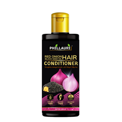 Phillauri Red Onion Black Seed Conditioner For Hair Growth, 100ML