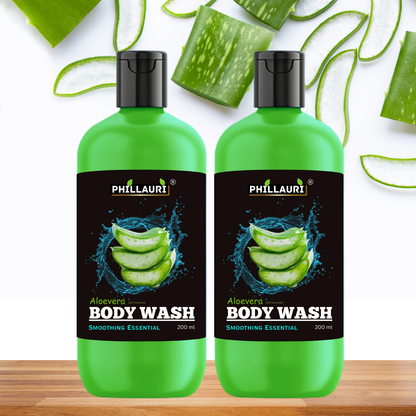 Phillauri Smoothing Aloevera With Cucumber Body Wash, 200ML