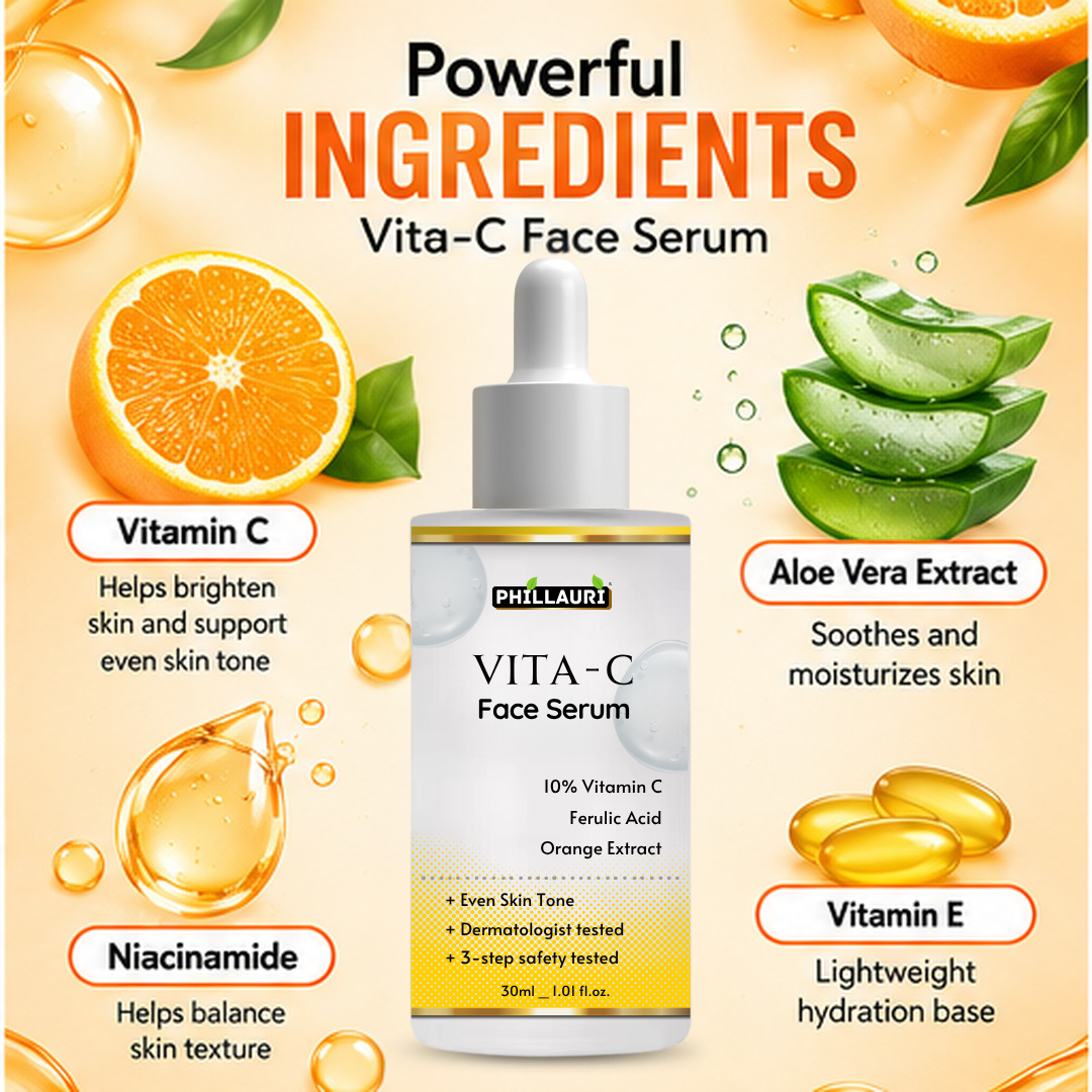Phillauri Vita-C Face Serum – With 10% Vitamin C.
