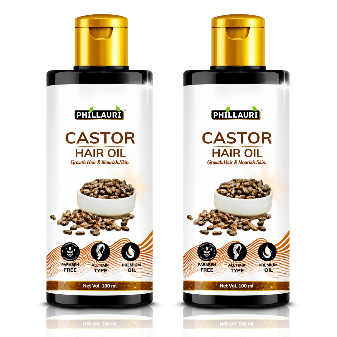 Phillauri Castor Hair Oil – For Hair Growth & Nourished Skin, 100ml