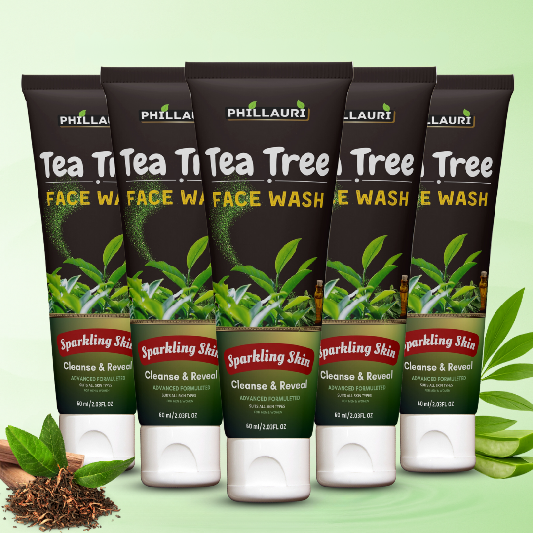 Phillauri Tea Tree Face Wash For Cleanse And Reveal, 60ml