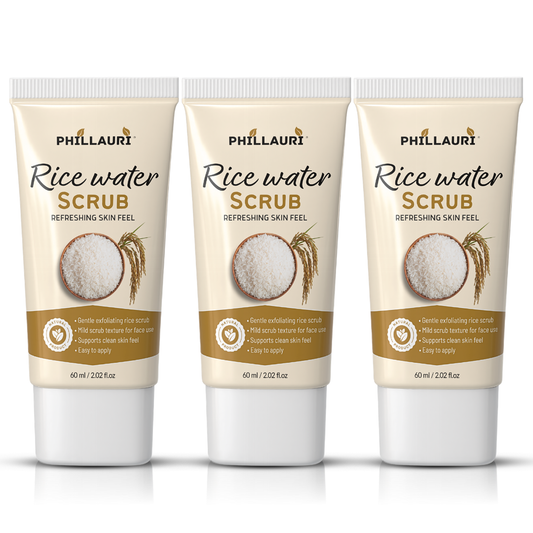 Phillauri Rice Water Scrub Combo Pack of 3