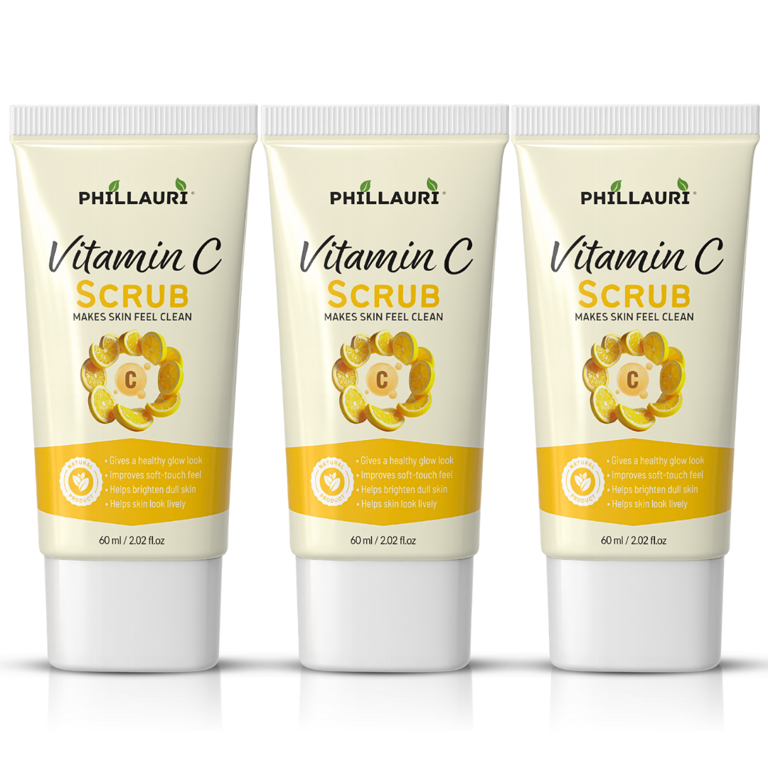 Phillauri Vitamin C Scrub – Gentle Exfoliating Face & Body Scrub