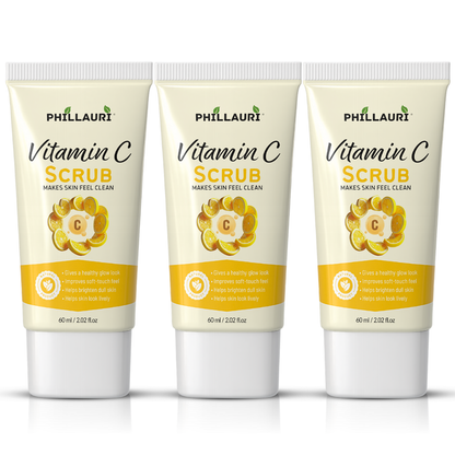 Phillauri Vitamin C Scrub – Gentle Exfoliating Face & Body Scrub