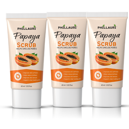 Phillauri Papaya Scrub – Gentle Exfoliating Face & Body Scrub