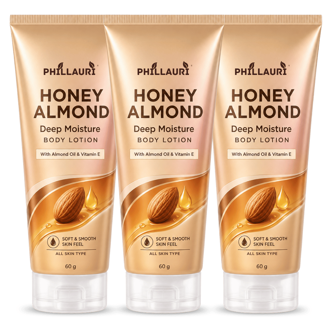 Phillauri Honey Almond Deep Moisture Body Lotion – With Almond Oil & Vitamin E