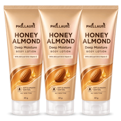 Phillauri Honey Almond Deep Moisture Body Lotion – With Almond Oil & Vitamin E