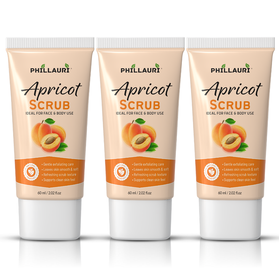 Phillauri Apricot Scrub – Gentle Exfoliating Face & Body Scrub