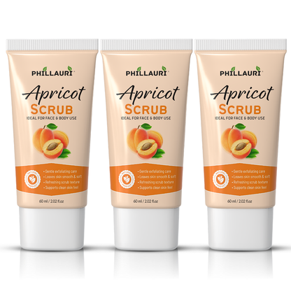 Phillauri Apricot Scrub – Gentle Exfoliating Face & Body Scrub