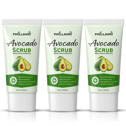Phillauri Avocado Scrub – Gentle Exfoliating Face & Body Scrub