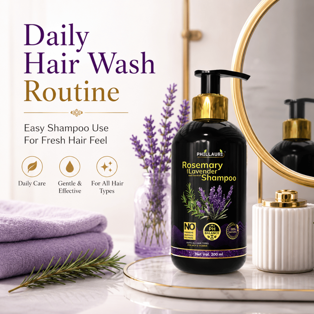 Phillauri Rosemary with Lavender Anti-Dandruff Shampoo