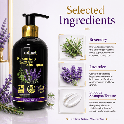 Phillauri Rosemary with Lavender Anti-Dandruff Shampoo