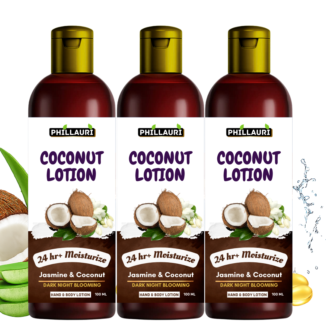 Phillauri Jasmin And Coconut Body Lotion For Dark Night Blooming And 24hr+ Moisturizing