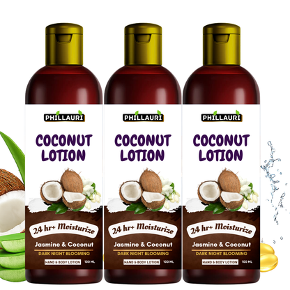 Phillauri Jasmin And Coconut Body Lotion For Dark Night Blooming And 24hr+ Moisturizing