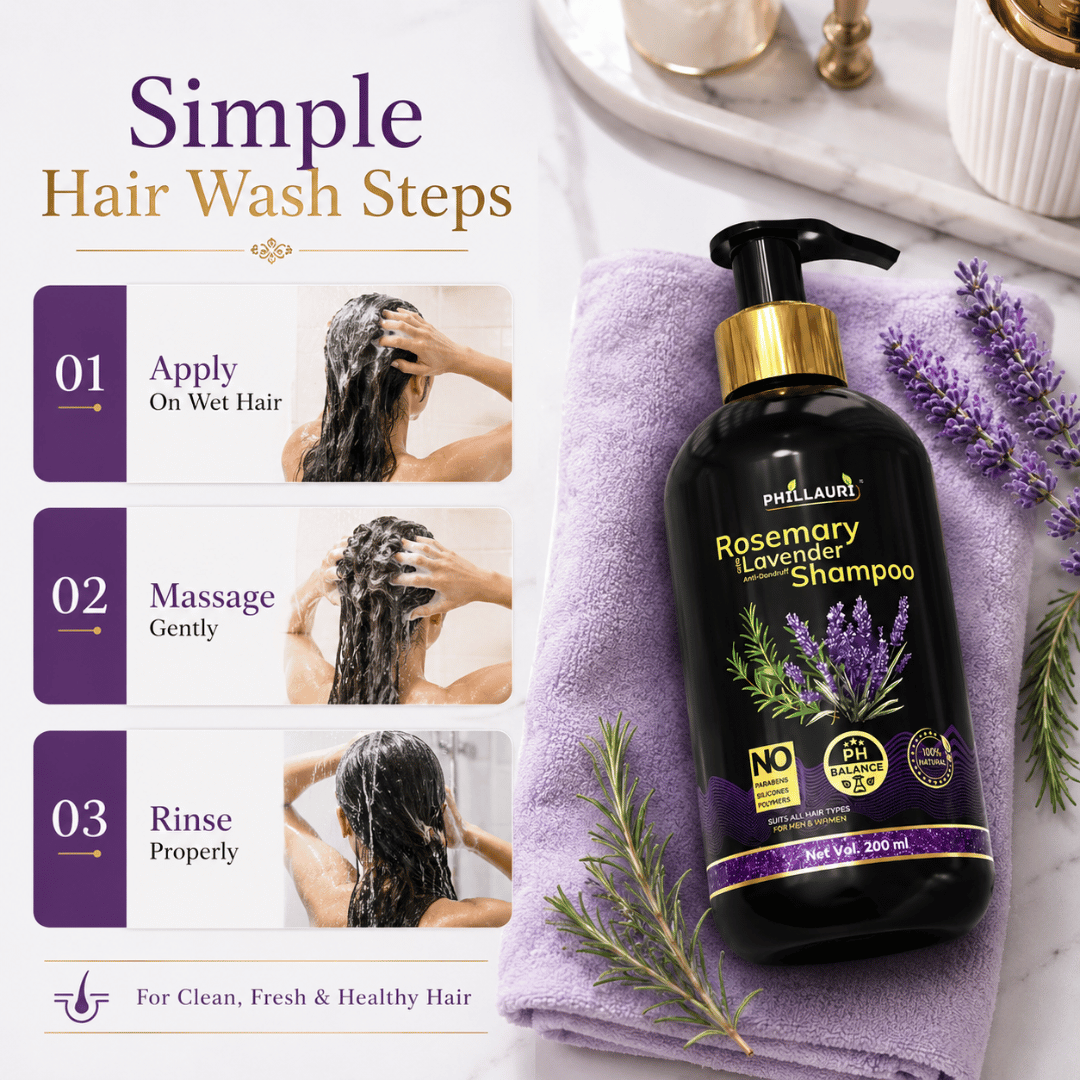 Phillauri Rosemary with Lavender Anti-Dandruff Shampoo