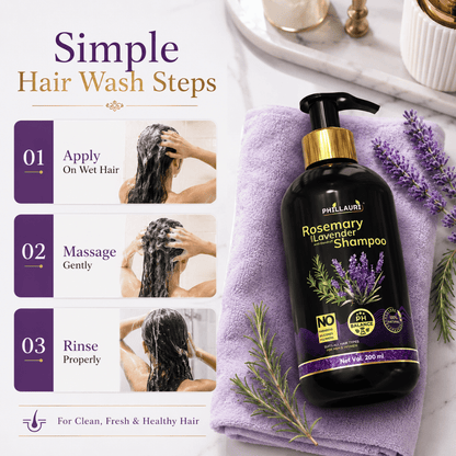Phillauri Rosemary with Lavender Anti-Dandruff Shampoo