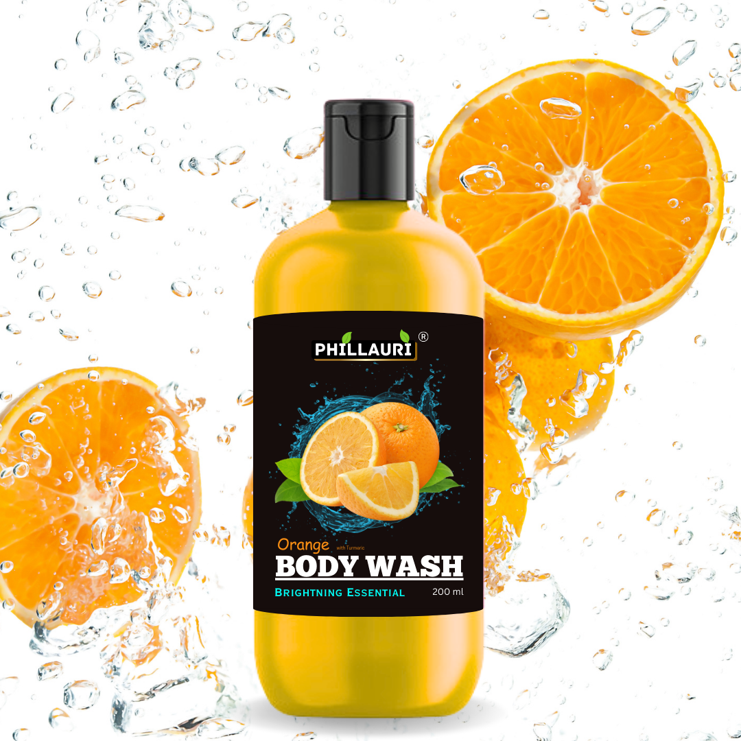 Phillauri Brightening Orange Body Wash For Men And Women, 200ml