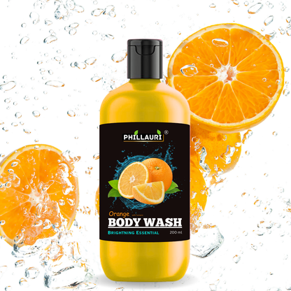 Phillauri Brightening Orange Body Wash For Men And Women, 200ml