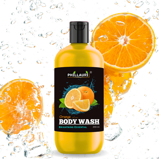 Phillauri Brightening Orange Body Wash For Men And Women, 200ml
