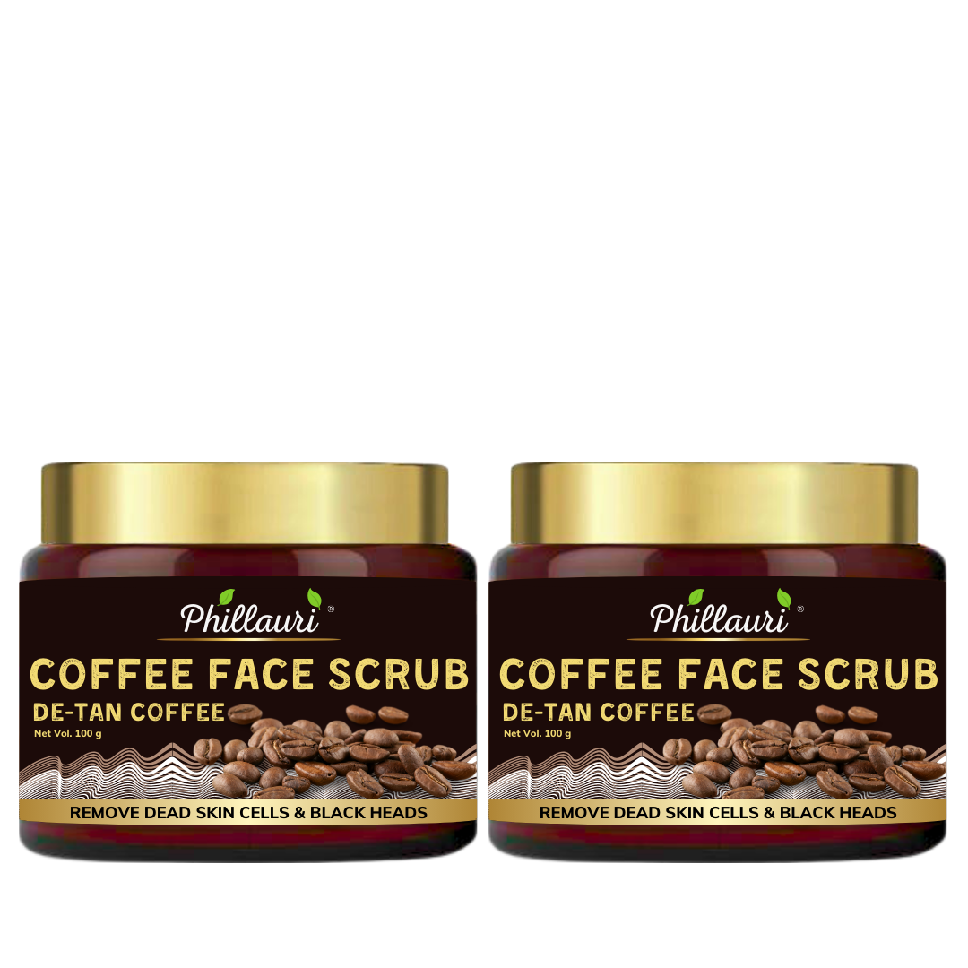 Phillauri Coffee Face Scrub for Remove Dead Skin Cells, 200g