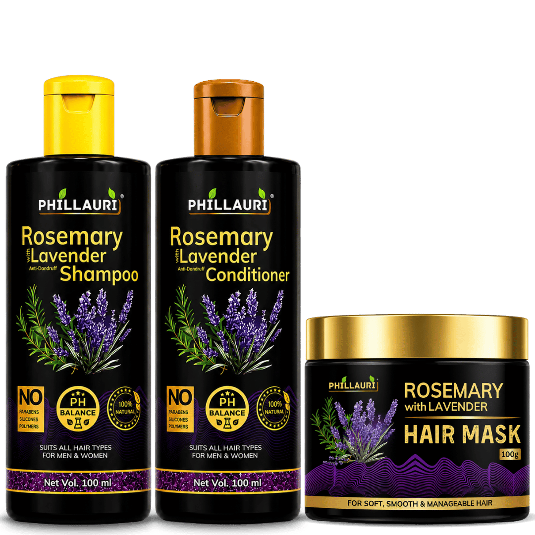 Phillauri Rosemary with Lavender Complete Hair Care Collection