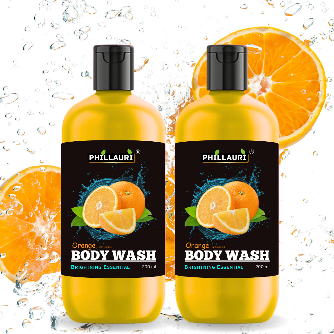 Phillauri Brightening Orange Body Wash For Men And Women, 200ml