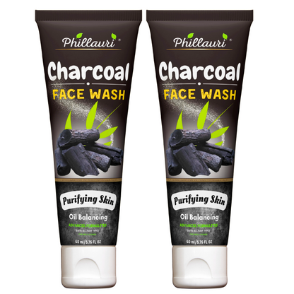 Phillauri Charcoal Face Wash For Oil Balancing, 120ml