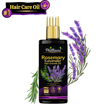 Phillauri Rosemary Lavender Hair Growth Oil, Paraben Free, 100ml