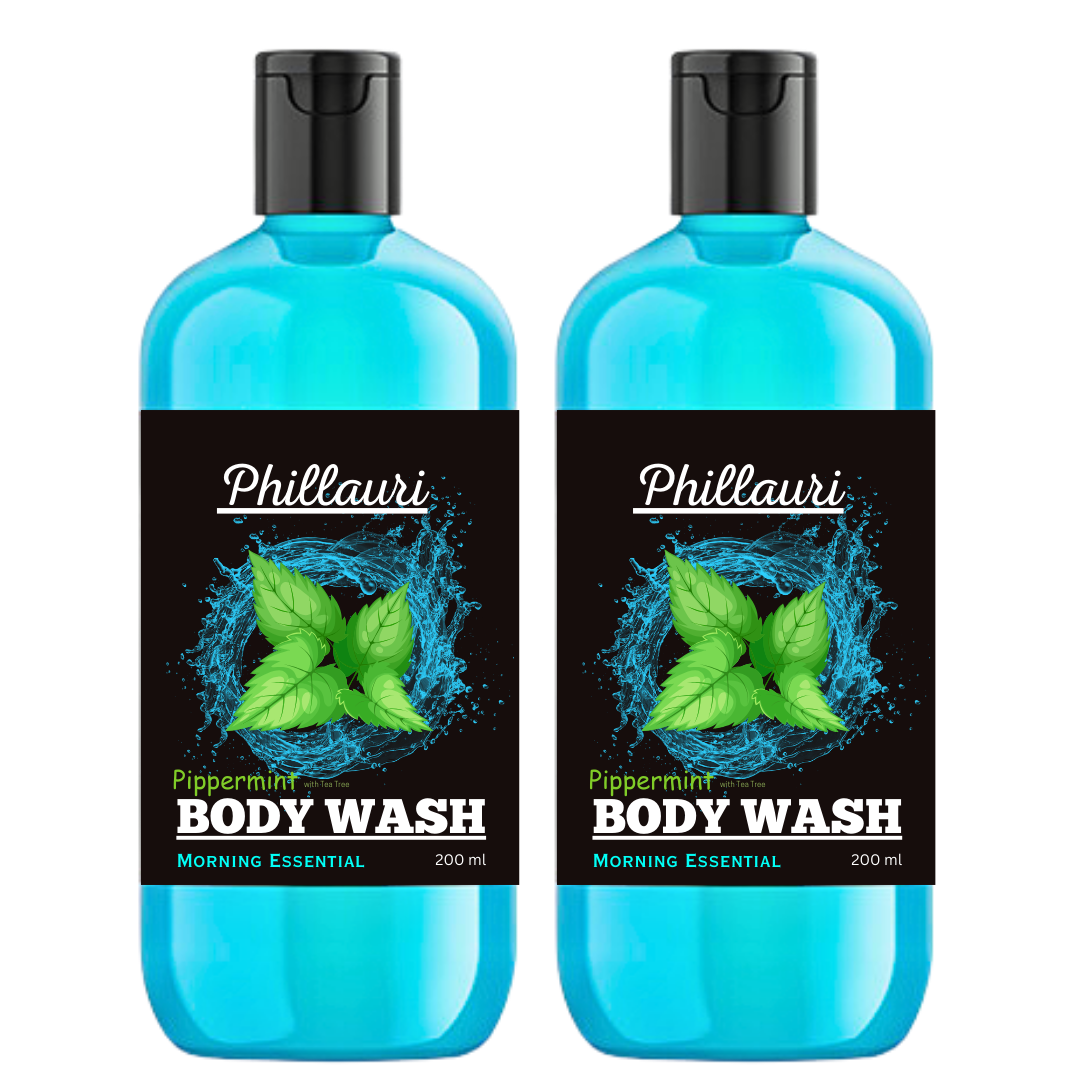 Phillauri Morning Essential Pippermint Body wash For Soft And Glowing Skin, 200ML