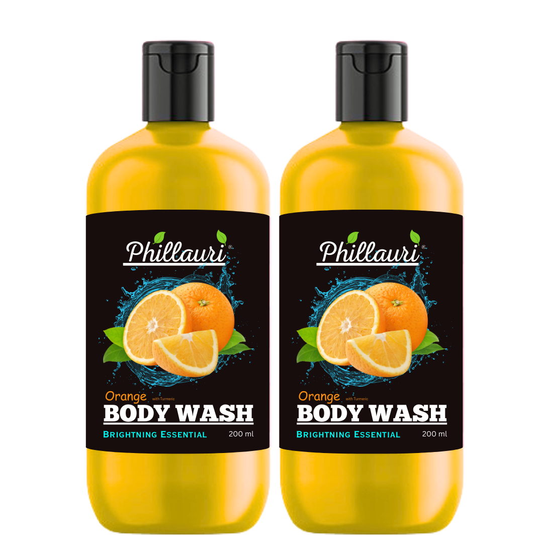 Phillauri Brightening Orange Body Wash For Men And Women, 400ml