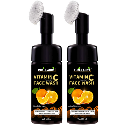 Phillauri Vitamin C Facewash For Captures Dirt And Smoothen Complexion, 300ml