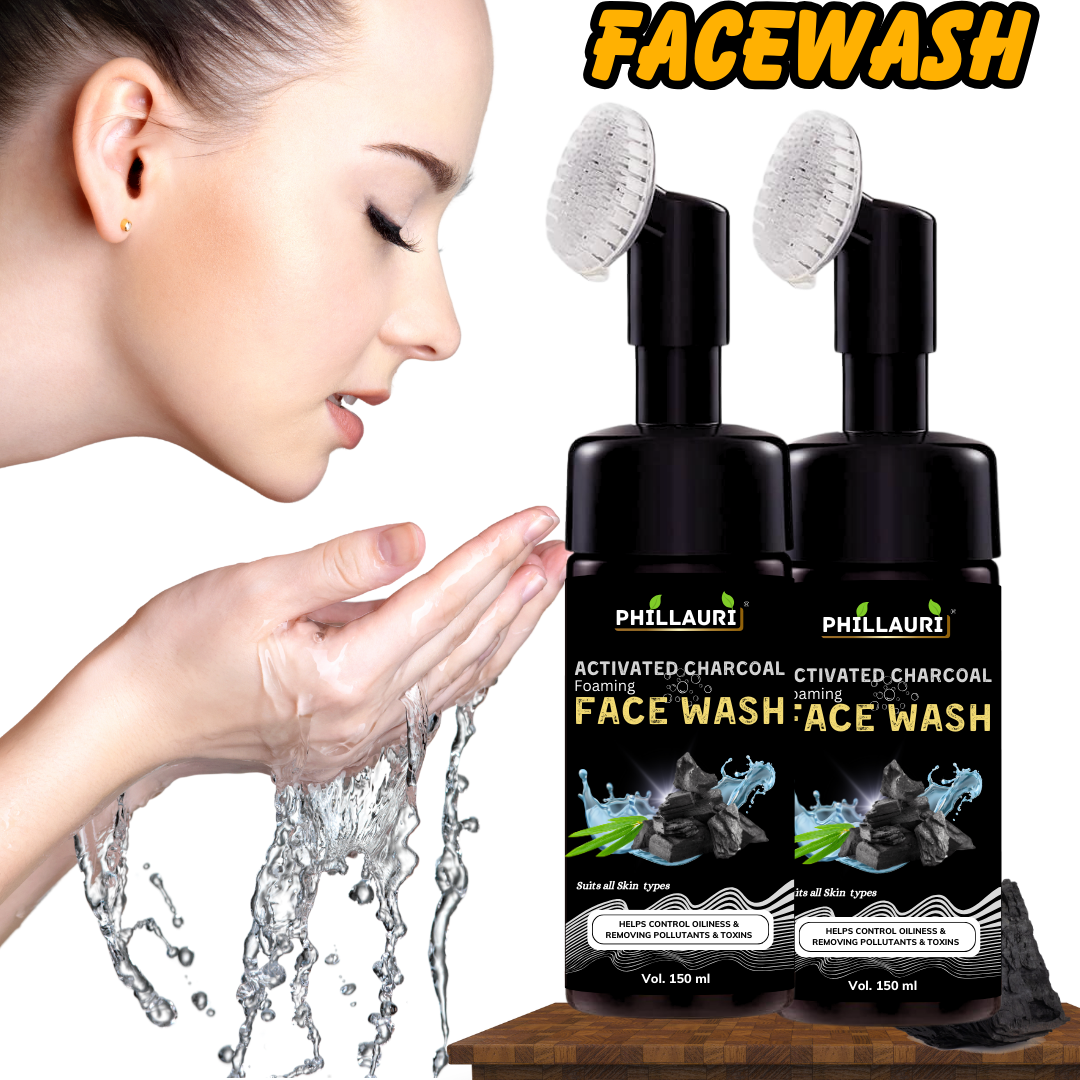 Phillauri Activated Charcoal Facewash For Helps Control Oiliness And Toxins, 300ML