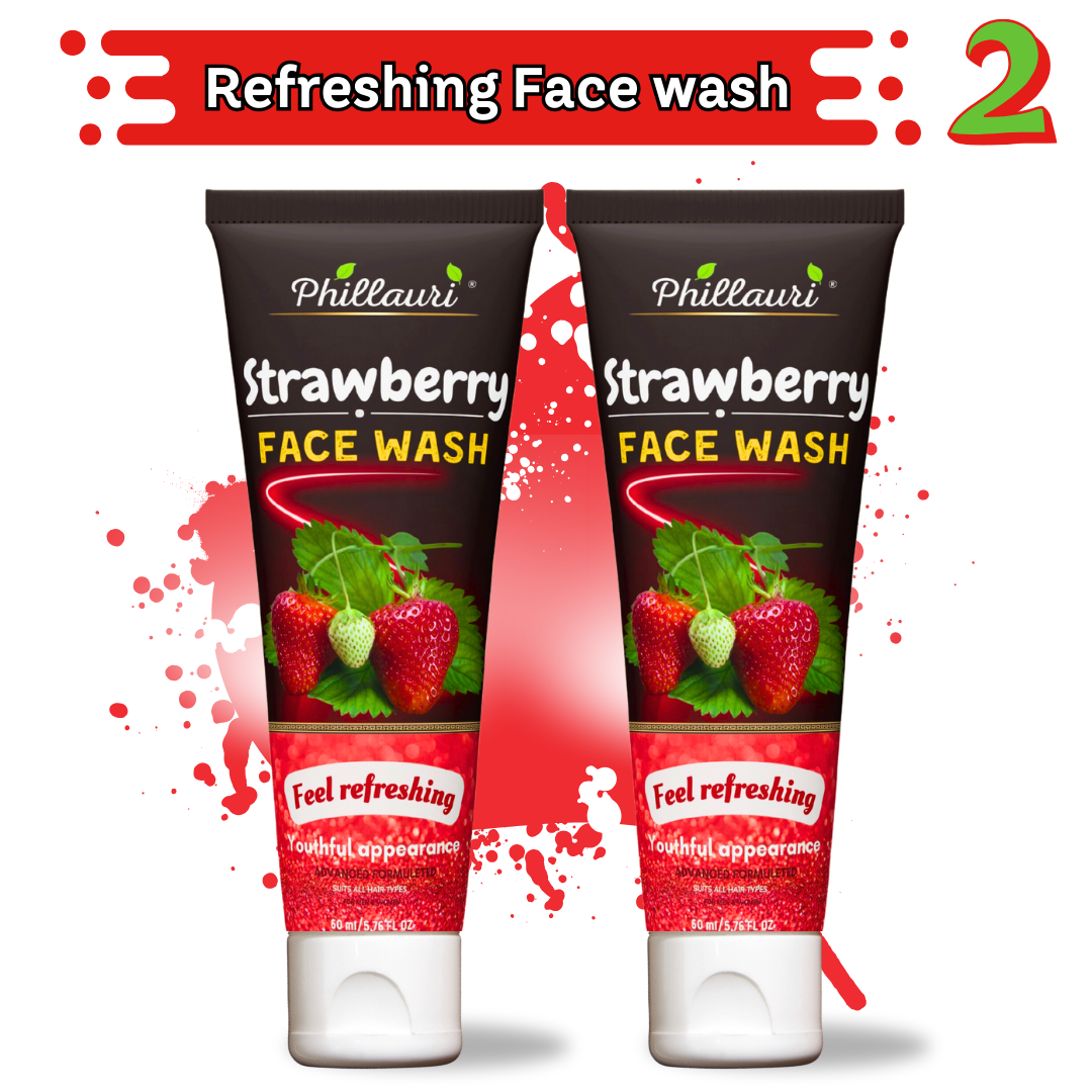 Phillauri Strawberry Face Wash For Youthful Appearance, 120ml