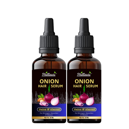 Phillauri Onion And Almond Hair Serum For Stronger, Smoother And Shiner