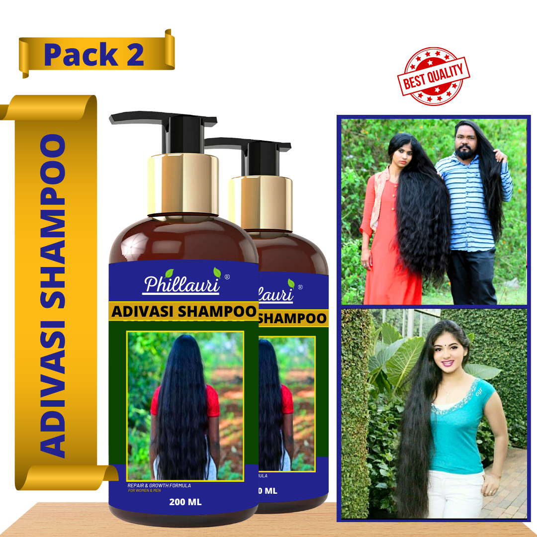 Phillauri Adivasi Shampoo For Hair Repair And Growth Formula, 400ml