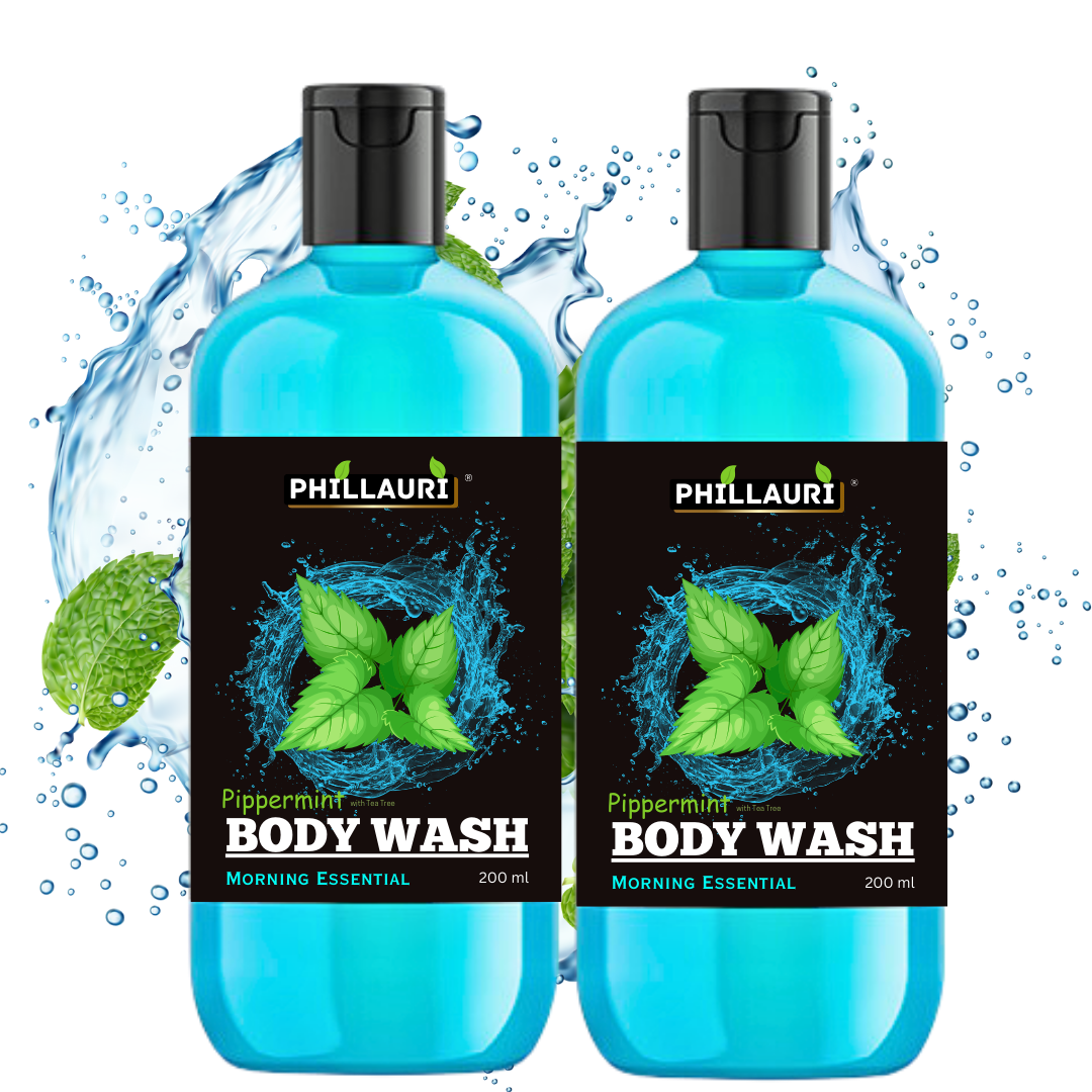 Phillauri Morning Essential Pippermint Body wash For Soft And Glowing Skin, 200ML