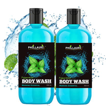 Phillauri Morning Essential Pippermint Body wash For Soft And Glowing Skin, 200ML