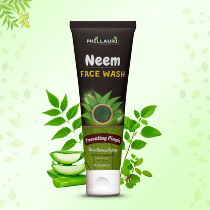 Phillauri Neem Face Wash For Skin Detoxifying, 60ml
