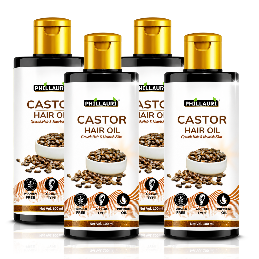 Phillauri Castor Hair Oil – For Hair Growth & Nourished Skin, 100ml