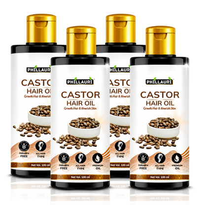 Phillauri Castor Hair Oil – For Hair Growth & Nourished Skin, 100ml